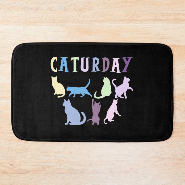 Item preview, Caturday is only "a cat a day" designed and sold by BritishDelights.