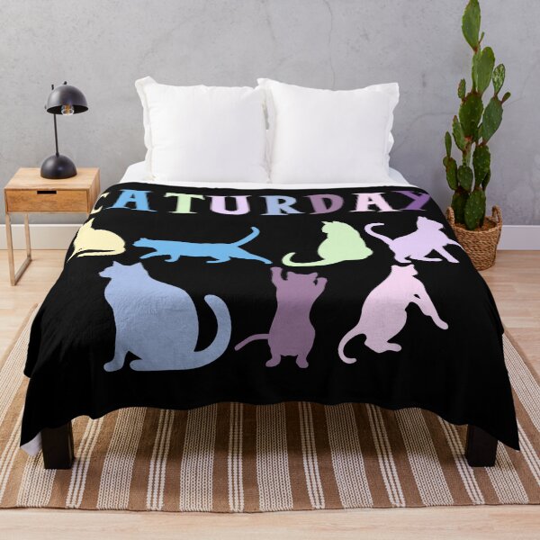 Item preview, Caturday is only "a cat a day" designed and sold by BritishDelights.