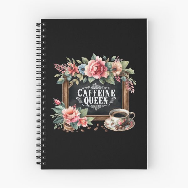 Item preview, Caffeine Queen | Coffeecore Chalkboard Sign | Coffee Memes | Barista designed and sold by Heritage Hive Studio.
