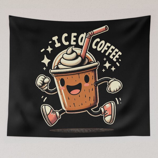 Item preview, Iced Coffee retro designed and sold by RafaelLima7.