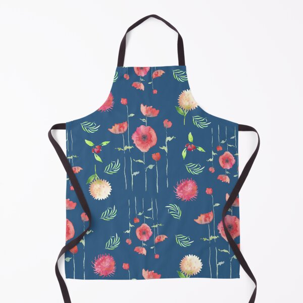 Item preview, Botanical flowers, floral pattern, red poppy flower designed and sold by Alexandra Compuesto.