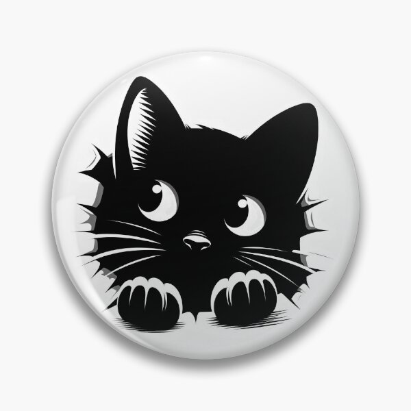 Item preview, Peeking Cat designed and sold by BuxomBabe21.