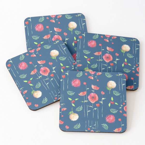 Item preview, Botanical flowers, floral pattern, red poppy flower designed and sold by Alexandra Compuesto.