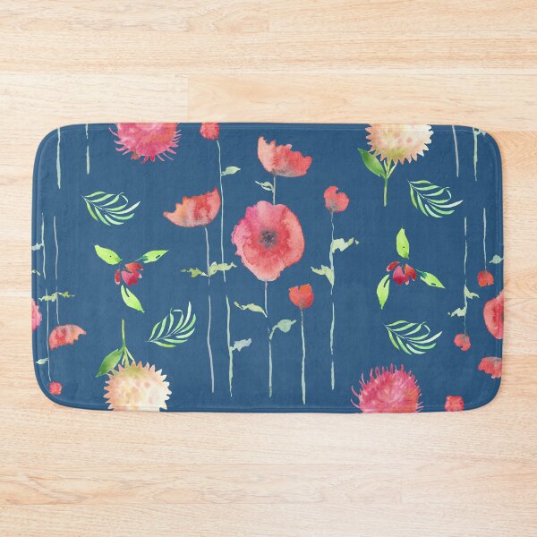 Item preview, Botanical flowers, floral pattern, red poppy flower designed and sold by Alexandra Compuesto.