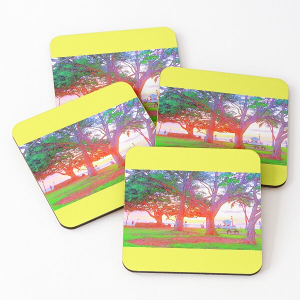 Item preview, Sunset Through The Trees - Kapiolani Park V designed and sold by R-F-B.
