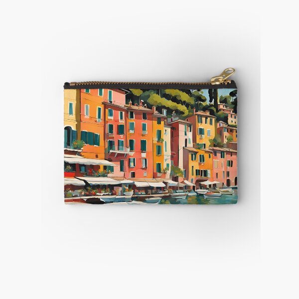 Item preview, Portofino Italy Scene Modern Art Sailboats Waterscape  designed and sold by SeaStarAlex.