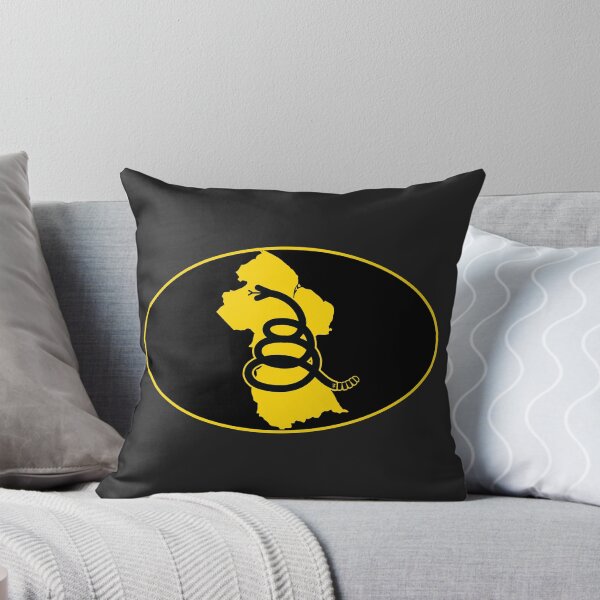 Item preview, GUYANA - Freedom Is The Superpower - Modern Gadsden Snake Flag - Dont Tread On Me design designed and sold by pelagio.