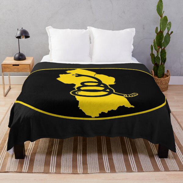 Item preview, GUYANA - Freedom Is The Superpower - Modern Gadsden Snake Flag - Dont Tread On Me design designed and sold by pelagio.