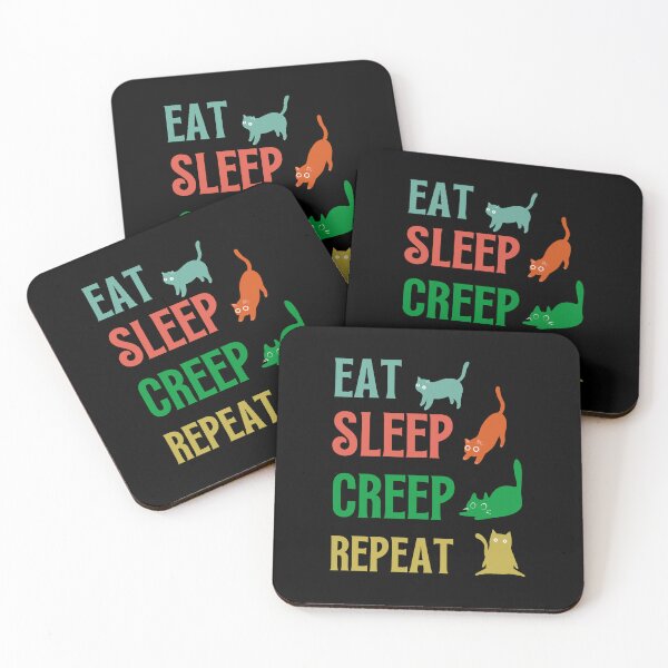 Item preview, Eat sleep creep repeat designed and sold by BritishDelights.