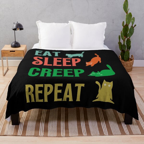 Item preview, Eat sleep creep repeat designed and sold by BritishDelights.