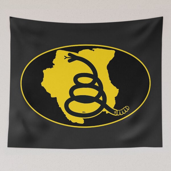 Item preview, SURINAME - Freedom Is The Superpower - Modern Gadsden Snake Flag - Dont Tread On Me design designed and sold by pelagio.