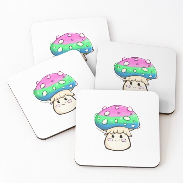 Item preview, Polysexual Little FunGus - 3x3 in. designed and sold by DyingIsIllegal.
