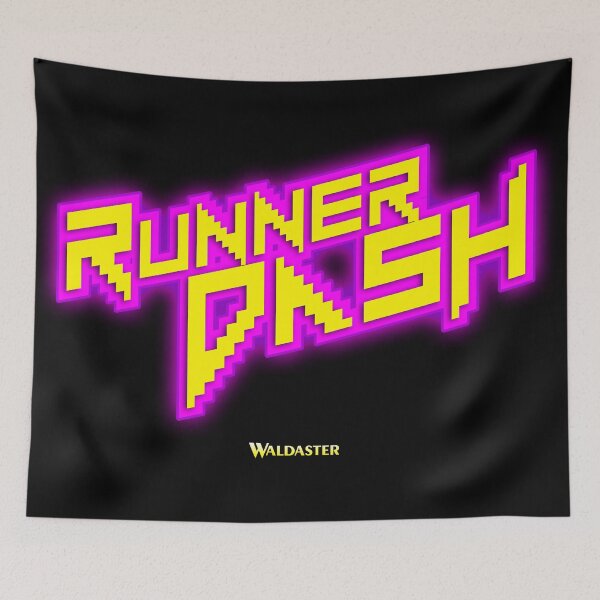 Item preview, RUNNER DASH | "Black" - original merchandise designed and sold by WALDASTER.
