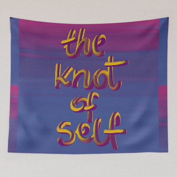 Item preview, THE KNOT OF SELF word art print designed and sold by nataliavandalia.