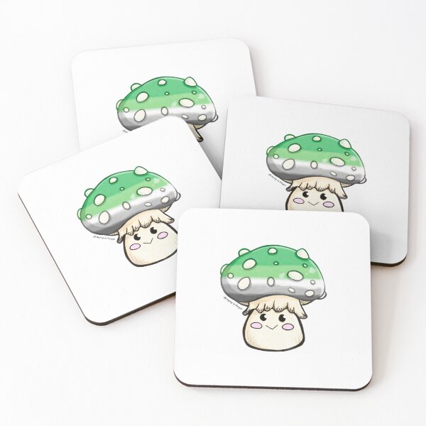 Item preview, Aromantic Little FunGus - 3x3 in. designed and sold by DyingIsIllegal.