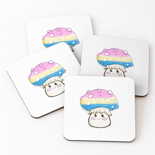 Item preview, Pansexual Little FunGus - 3x3 in. designed and sold by DyingIsIllegal.