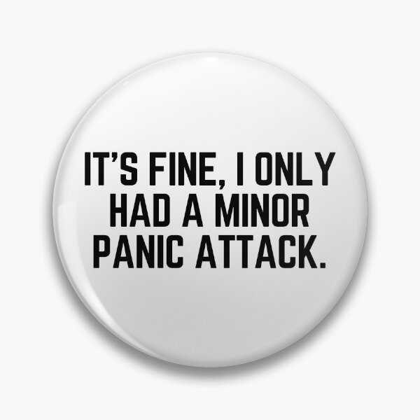Item preview, It's Fine... (Black Text) designed and sold by Maria Miller.