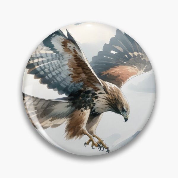 Item preview, Watercolor Bald Eagle designed and sold by GoldenPattern.