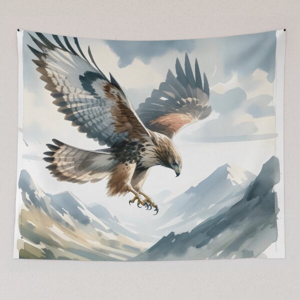 Item preview, Watercolor Bald Eagle designed and sold by GoldenPattern.
