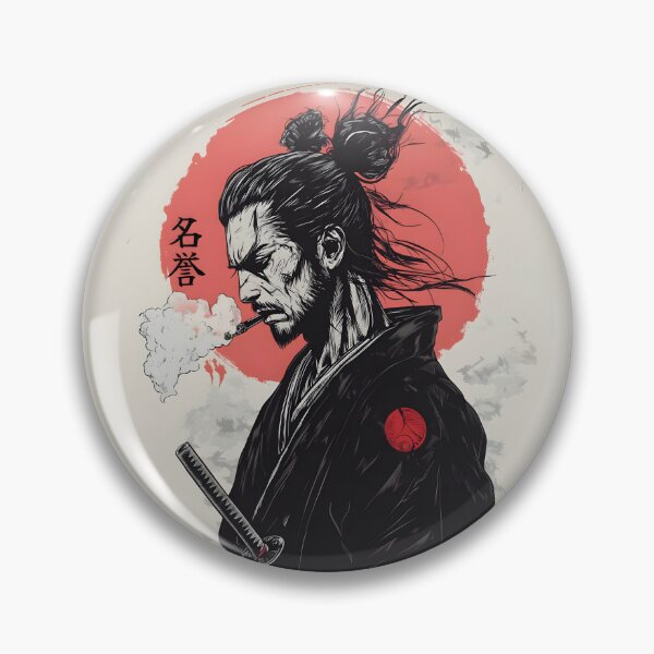 Item preview, Smoking Samurai - Honor designed and sold by ManyMelany.