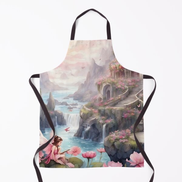 Item preview, fantastic watercolor dream of an elf world designed and sold by VelvetClawStudio.