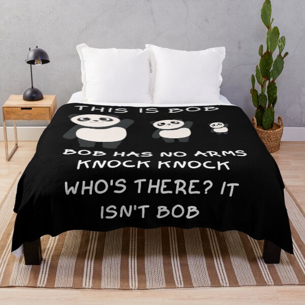 Item preview, This Is Bob Bob has No Arms Knock Knock Who's There? It Isn't Bob , Humor Tee, Funny Husband Gift designed and sold by altraviscote.