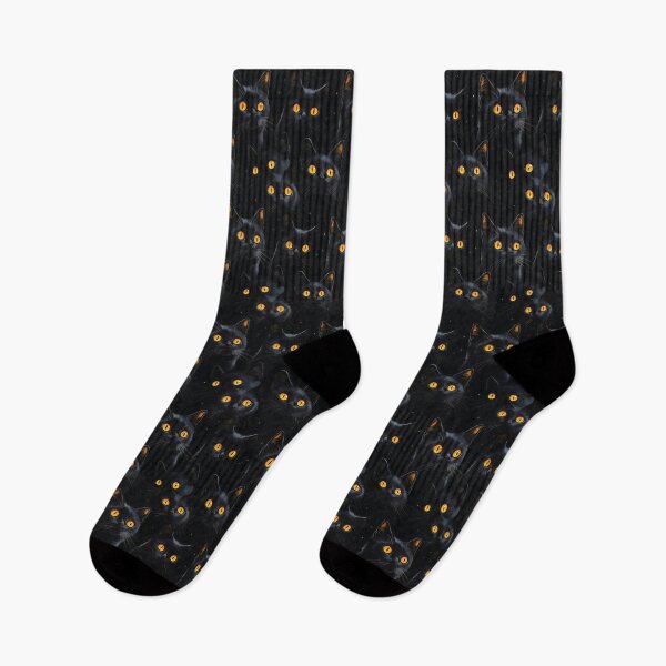 Item preview, Mystical Black Cats Seamless Halloween Pattern designed and sold by VoyteksDesigns.