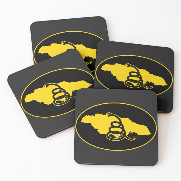 Item preview, JAMAICA - Freedom Is The Superpower - Modern Gadsden Snake Flag - Dont Tread On Me design designed and sold by pelagio.