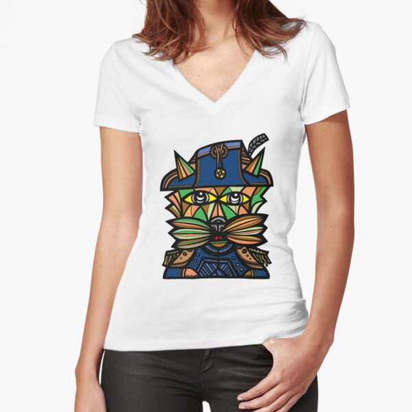 Napoleon Kat Fitted V-Neck T-Shirt