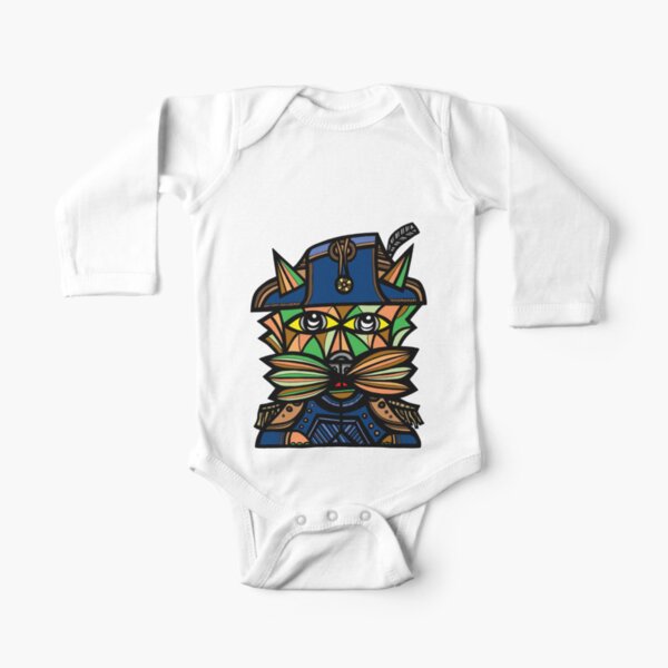 Napoleon Kat Long Sleeve Baby One-Piece