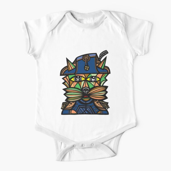 Napoleon Kat Short Sleeve Baby One-Piece