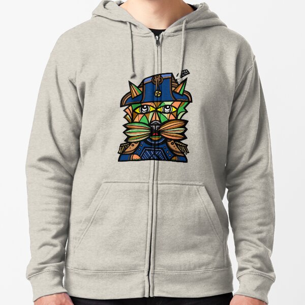 Napoleon Kat Zipped Hoodie