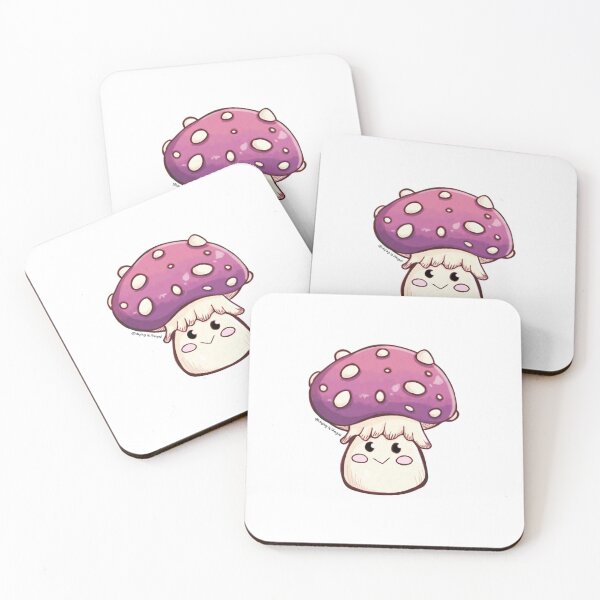 Item preview, Maroon Little FunGus - 3x3 in. designed and sold by DyingIsIllegal.
