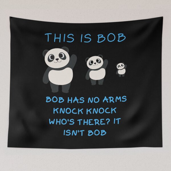 Item preview, This Is Bob Bob has No Arms Knock Knock Who's There? It Isn't Bob , Humor Tee, Funny Husband Gift designed and sold by altraviscote.