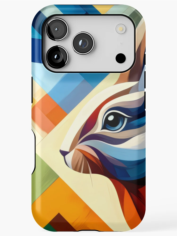 Thumbnail 1 of 4, iPhone Case, Abstract Rabbit designed and sold by GoldenPattern.