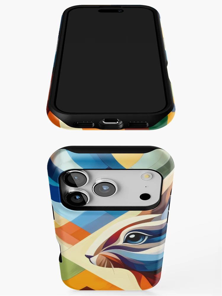 Thumbnail 3 of 4, iPhone Case, Abstract Rabbit designed and sold by GoldenPattern.