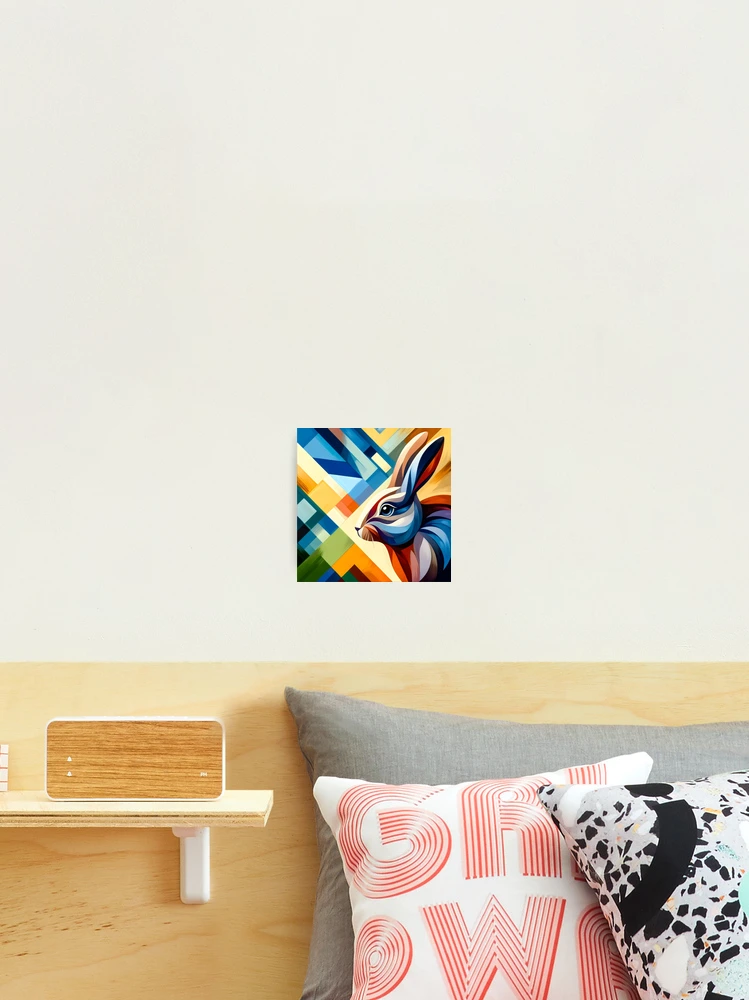 Thumbnail 2 of 3, Photographic Print, Abstract Rabbit designed and sold by GoldenPattern.