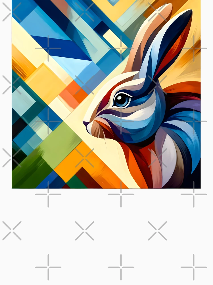 Thumbnail 6 of 6, Pullover Hoodie, Abstract Rabbit designed and sold by GoldenPattern.