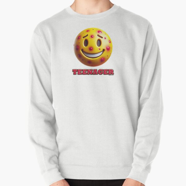 Teenager Emoji Pullover Sweatshirt