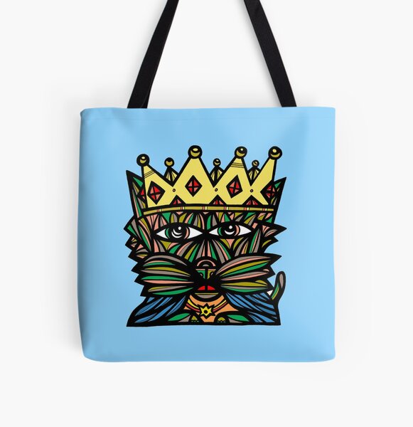 "King Kat" All Over Print Tote Bag