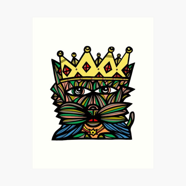 "King Kat" Art Print