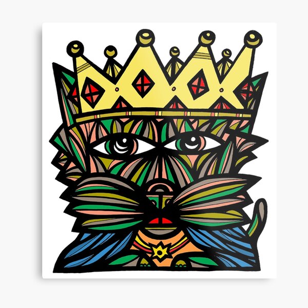 "King Kat" Metal Print