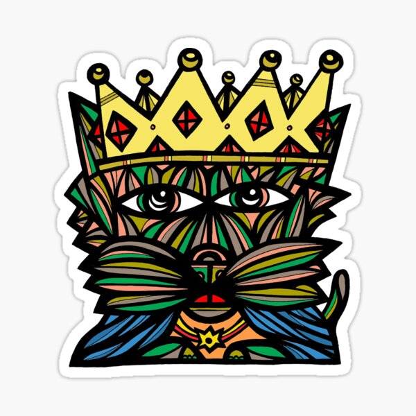 "King Kat" Sticker