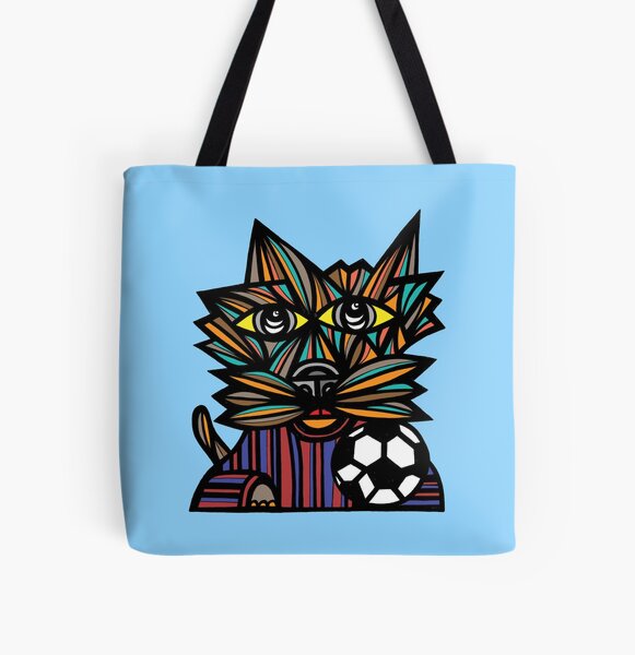 "Kick Kat" All Over Print Tote Bag