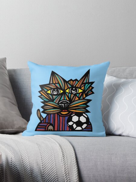 "Kick Kat" Throw Pillow