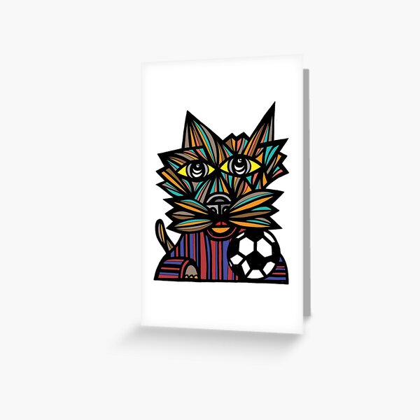 "Kick Kat" Greeting Card