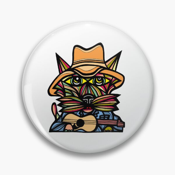 "Kountry Kat" Pin