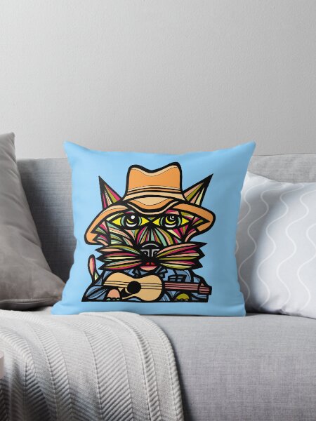 "Kountry Kat" Throw Pillow