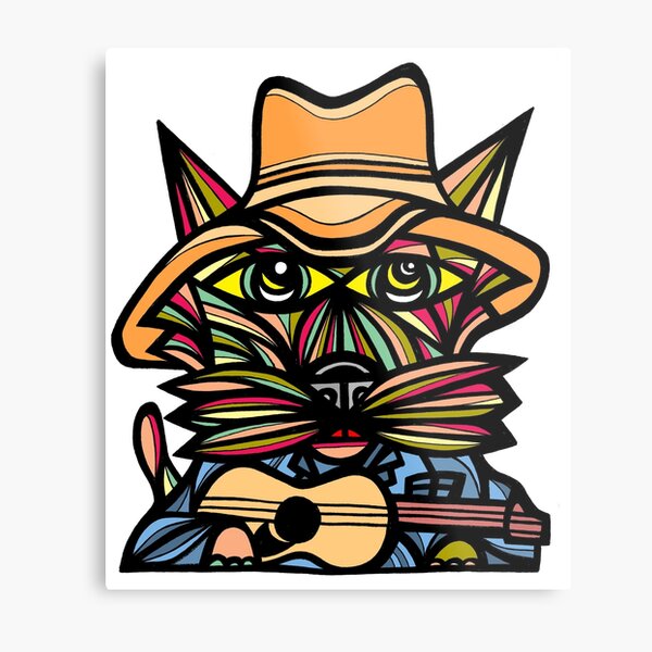 "Kountry Kat" Metal Print