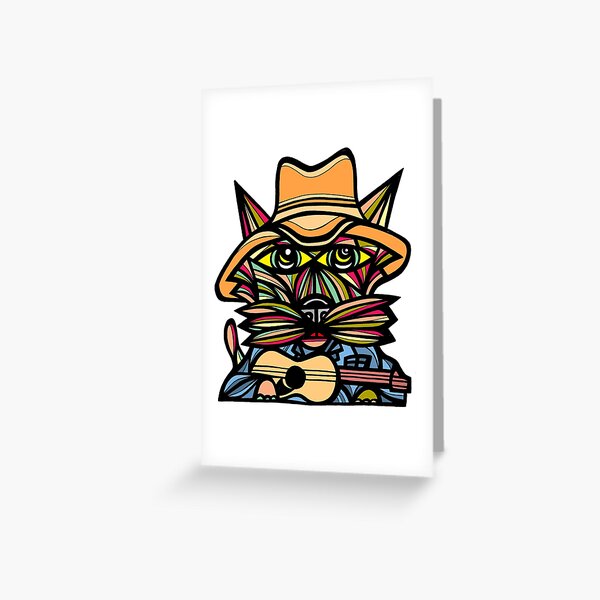 "Kountry Kat" Greeting Card